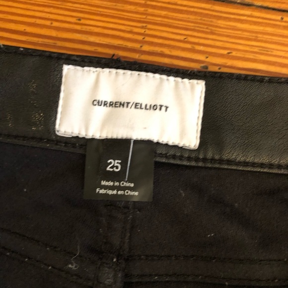 Current Eliot jeans with leather top - Picture 2 of 5